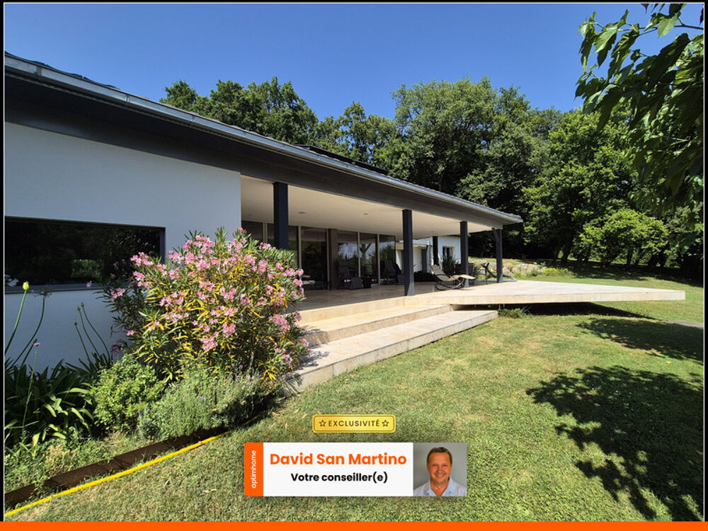 Propriété darchitecte contemporaine unique Prestations haut de gamme  Cadre naturel exceptionnel  La Romieu (32480)