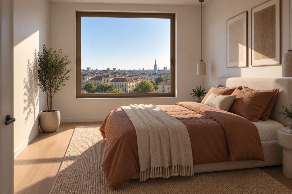 Appartement de standing T3 avec vue panoramique sur Bordeaux