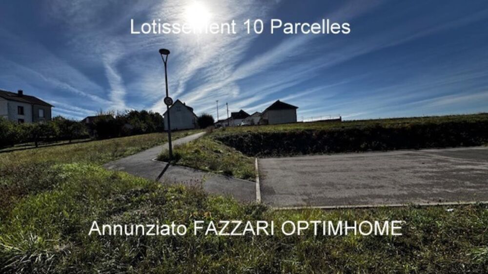 Vente Terrain Stenay 55700 terrain à bâtir viabilisé 583 m² Lot n° 8 Stenay