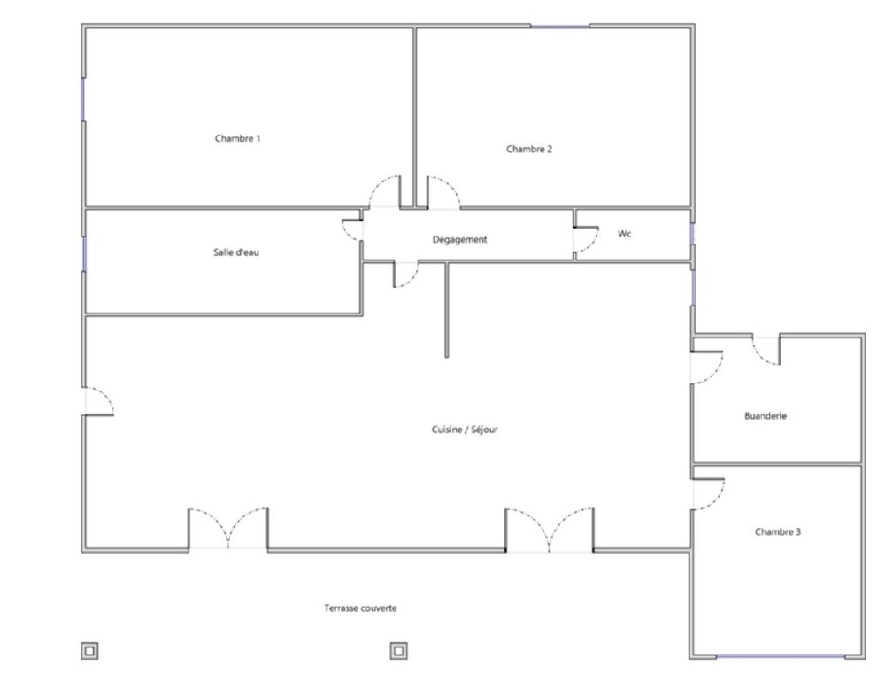 Vente Maison SAUBION - 40230 - MAISON DE PLAIN PIED - 4 PIECES - MODERNE - CALME - QUARTIER RESIDENTIEL - PISTE CYCLABLE Saubion
