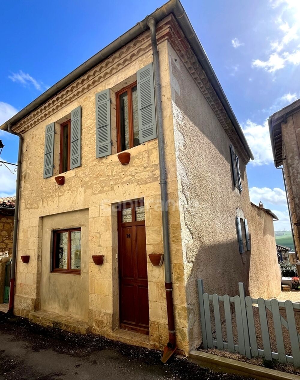 Vente Maison T3 : Maison de village en pierre entièrement rénovée, 85 m2, 2 chambres, à 15 km de Fleurance / Lectoure / Condom (32) Fleurance