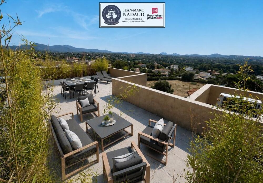 Vente Appartement Fréjus - T4 signature, Dernier Étage + Rooftop 63 m² ? Panorama Estérel & Horizon Mer Frejus