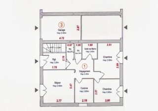  Appartement à vendre 3 pièces 56 m²