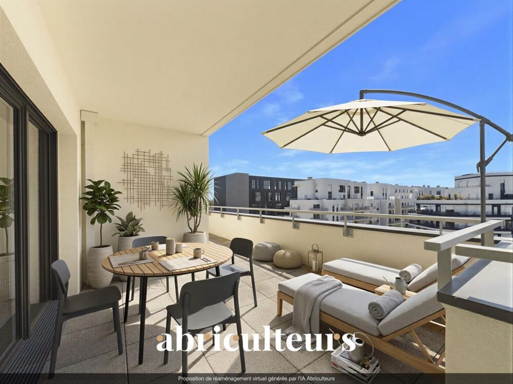 Appartement 5 pièces 91 m²  4 chambres, 2 terrasses, 2 parkings  Colombes - Allée Françoise Héritier