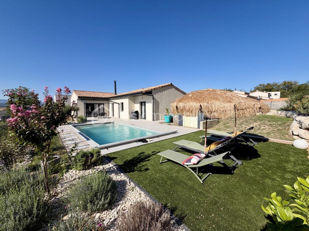 Vente Maison ? Montélimar – Magnifique maison 2022 avec piscine, 4 chambres et vue sur les Monts d'Ardèche Montelimar
