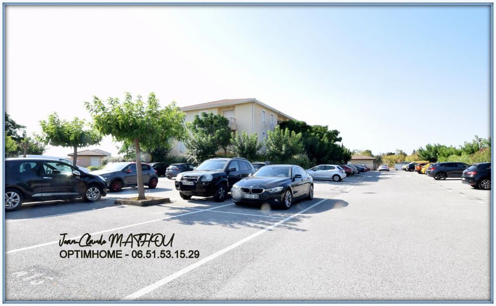 A vendre appartement T2 41 m² avec terrasse, vue campagne, 2 parkings et piscine - 11200 Lézignan-Corbières