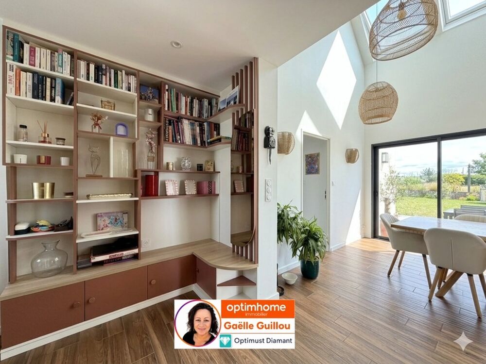 SANTEC : Maison contemporaine de 6 pièces + garage - 131m² - Vie de plain pied