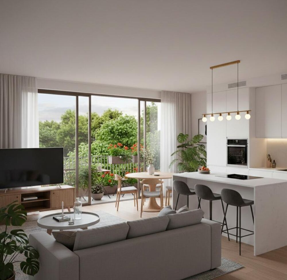 Grand T2 idéalement situé avec balcon et place de parking sécurisée !