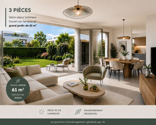  Appartement à vendre 3 pièces 58 m²