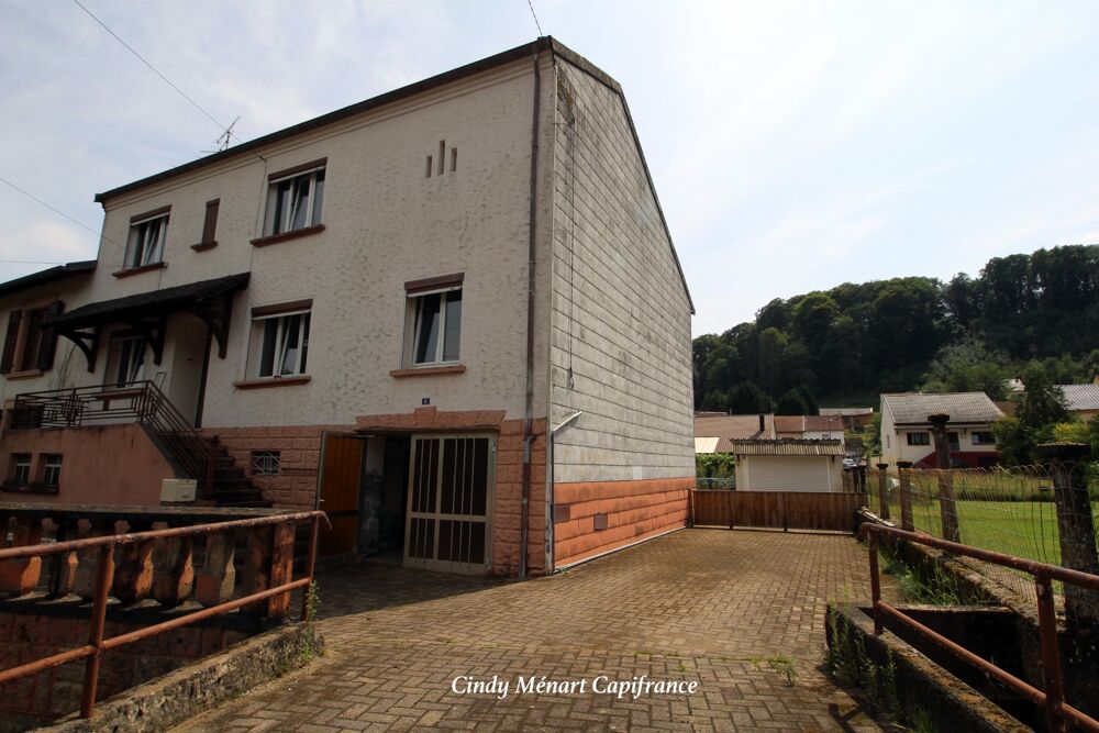Maison à vendre 5 pièces DALEM (57), garage, sous sol et jardin