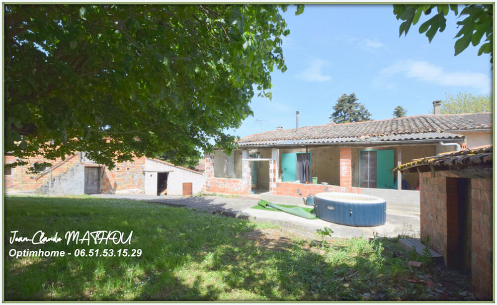 Vente Ferme A vendre Ferme 220 m2 2 habitations T4 et T3 avec 240 m2 de dépendances sur terrain arboré 8500 m2 - 11320 Labastide d anjou