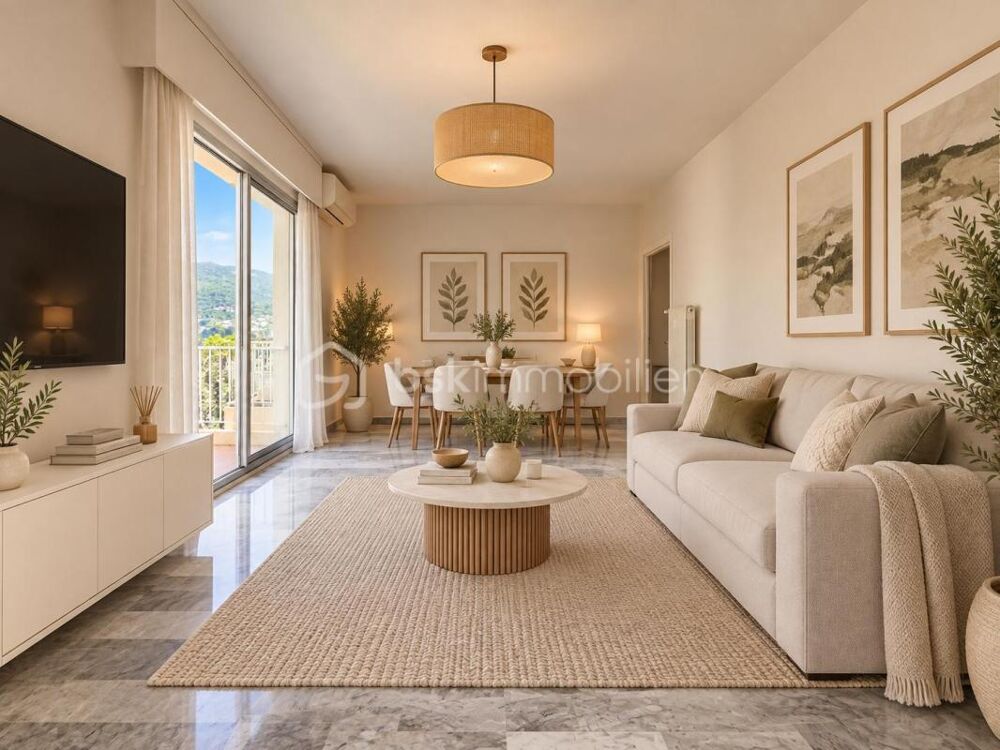 Vente Appartement 2 pièces de 55,5 m² – lumineux  - Haut de Cimiez / Rimiez Nice