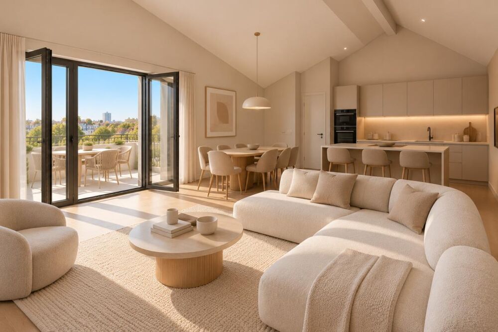 Vente Appartement APPARTEMENT 4 PIÈCES DE 86 M² SOUS LES TOITS, AVEC PLAFONDS CATHÉDRALE, SUITE PARENTALE ET BALCON Issy les moulineaux