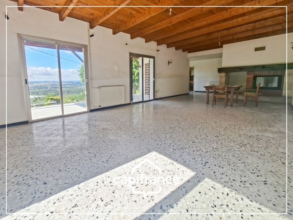 Maison plain-pied avec vue campagne à 10 min de Golfech, 3 chambres, garage, jardin