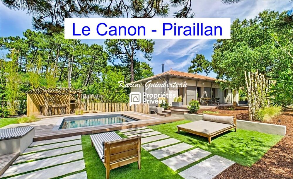 Vente Villa Le Canon/ Piraillan : Villa avec piscine - 6 chambres Lege cap ferret