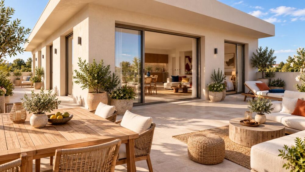 Vente Appartement MAGNIFIQUE T4 AVEC 102 M2 DE TERRASSE Carbon blanc