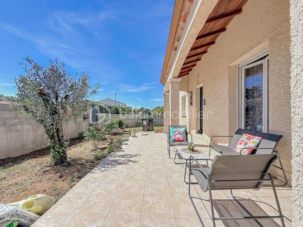 Vente Maison *** CHARMANTE MAISON T5 DE PLAIN-PIED DE 112M2 AVEC GARAGE - LUNEL-VIEL *** Lunel viel