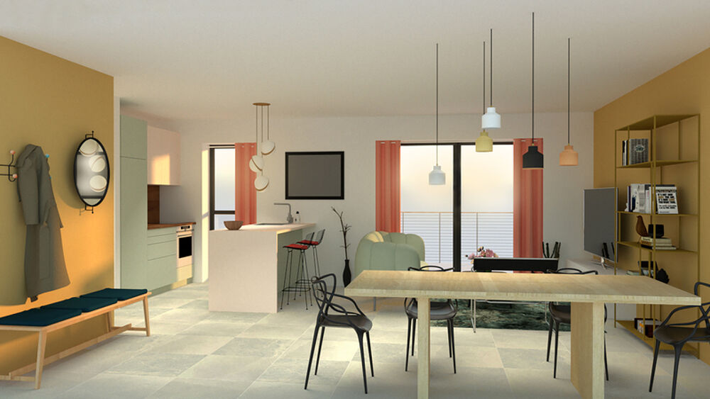 Vente Appartement Dpt Finistère (29), à vendre  LANDERNEAU Appartement T3 92.58m²m² Terrasses 25.40m² La forest landerneau