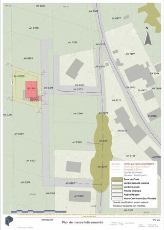 Vente Terrain Terrain constructible et viabilisé de 806 m² à SAINT MARTIN D'ESTREAUX (42) Saint martin d estreaux