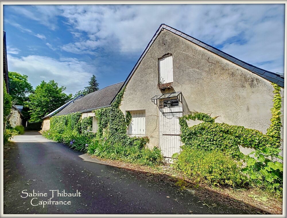 Dpt Indre et Loire (37), à vendre MARCILLY-SUR-MAULNE, maison 7 pièces 173 m2 - Terrain clos