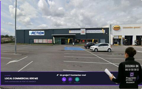 LOCAL COMMERCIAL 600 m&sup2; , &Agrave; LOUER ZAC Intermarch&eacute; &middot; Pont-Sainte-Maxence (60) 4500 60700 Pont sainte maxence