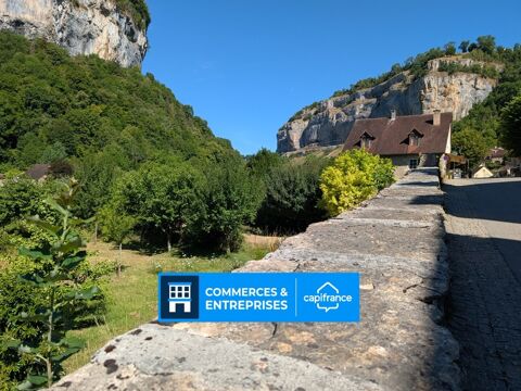 Fonds de commerce et murs &agrave; vendre - Demeure XVI? avec restaurant, chambres d'h&ocirc;tes et logement privatif – Site Patrimonial Rema 890000 39210 Baume les messieurs