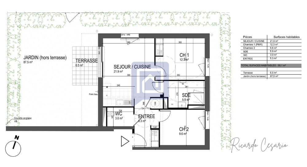 Vente Appartement Appartement 3 pièces, Comme une maison, avec les avantages d'un appartement Quimper