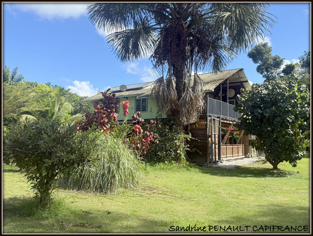 Vente Maison A VENDRE A KOUROU UNE CHARMANTE MAISON T5 EN BOIS DE 133 m² SUPERFICIE TERRAIN 2 HECTARES - AU PRIX DE 346 500 € Kourou