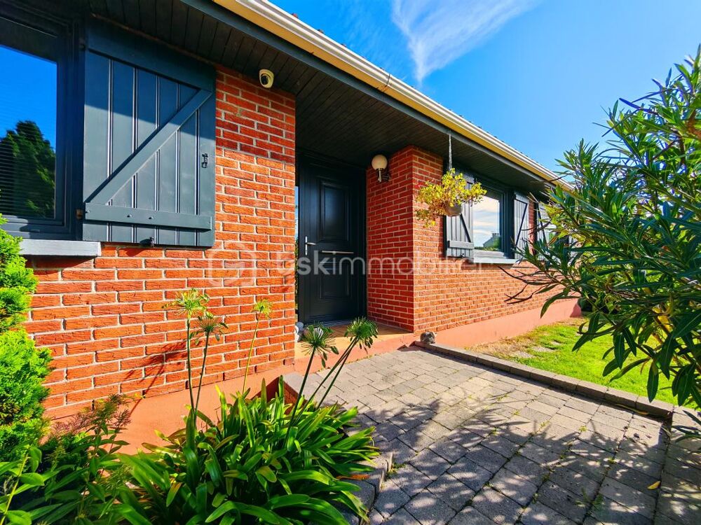 Vente Maison MAISON INDIVIDUELLE DE PLAIN-PIED / 5 CHAMBRES / TERRAIN 1140 M2 / DOUBLE GARAGE / STATIONNEMENTS  PRIVATIFS / MAGNIFIQUE JARDIN Houplin ancoisne