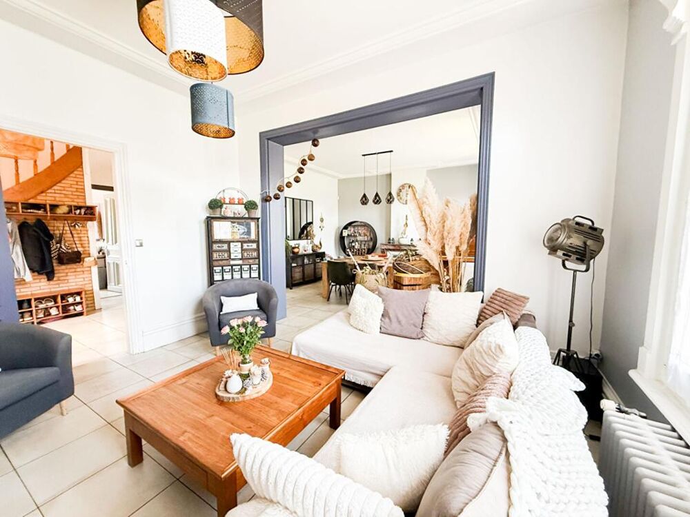 Vente Maison Liévin, 62800, maison bourgeoise, 6 chambres, jardin, garage Lievin