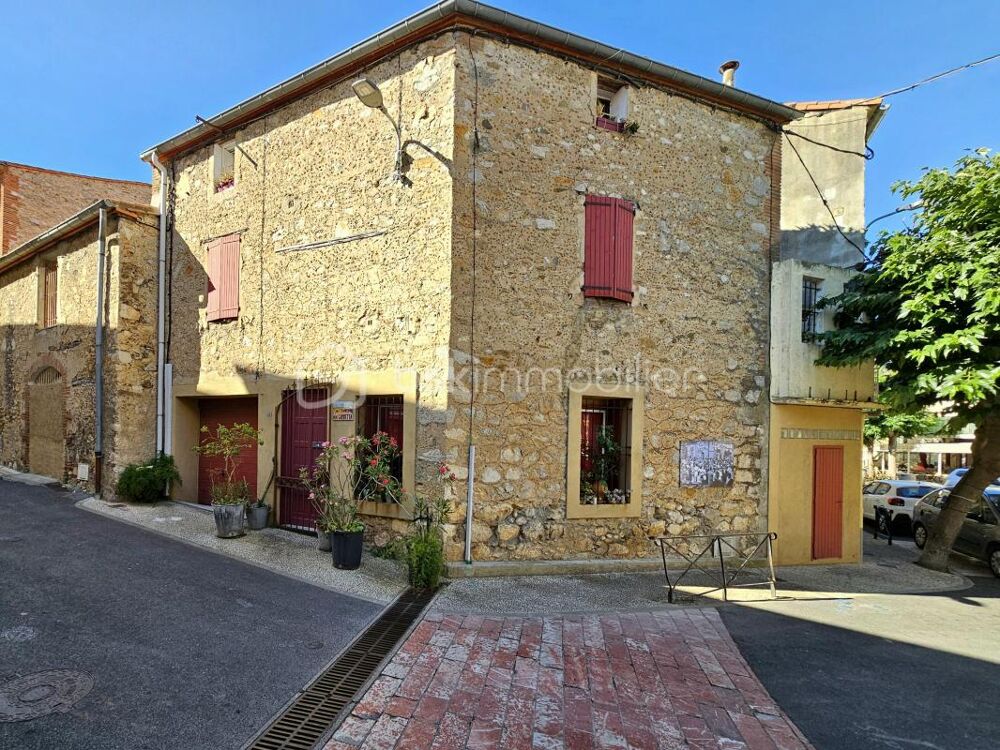 MAISON DE VILLAGE EN PIERRE  3 CHAMBRES  TERRASSE  GARAGE