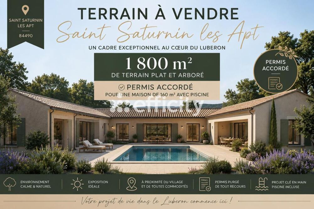 Vente Terrain Terrain Saint saturnin les apt