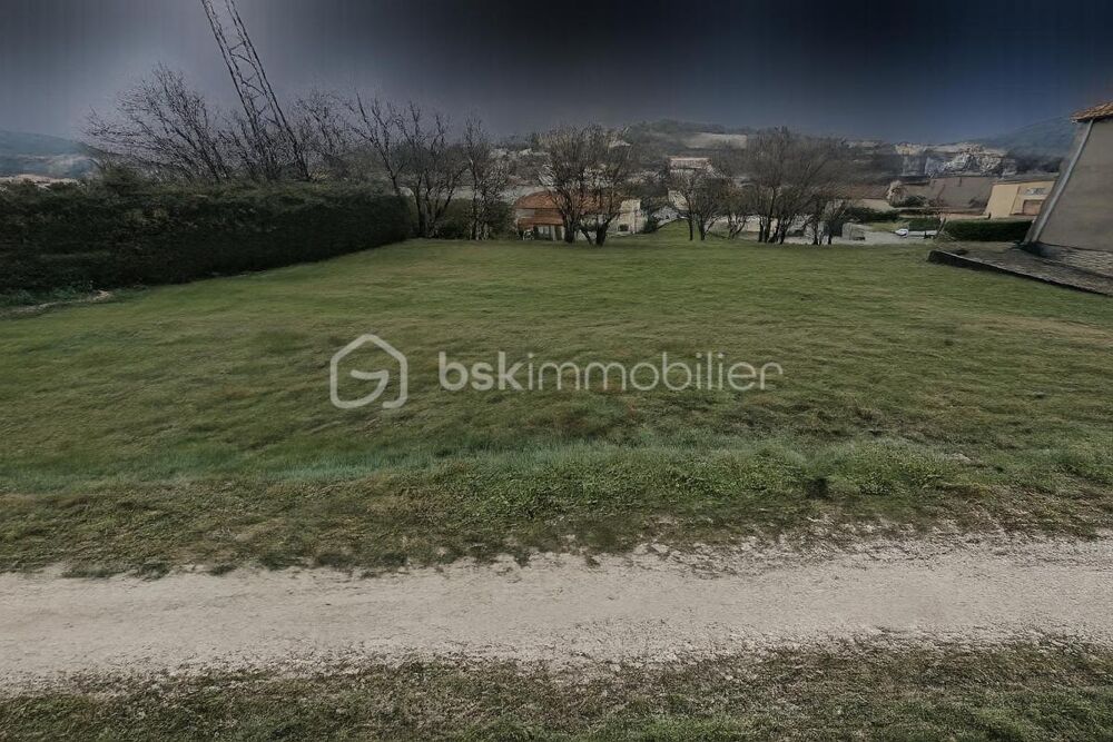   Terrain constructible 700 m² - vue dominante – Rousson (Pont d'Avène) 