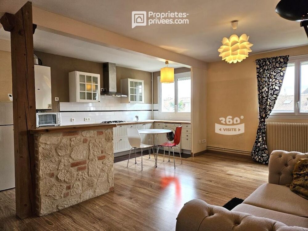 T2 lumineux avec balcon 50 m² -Dernier étage - Centre-ville d'Agen