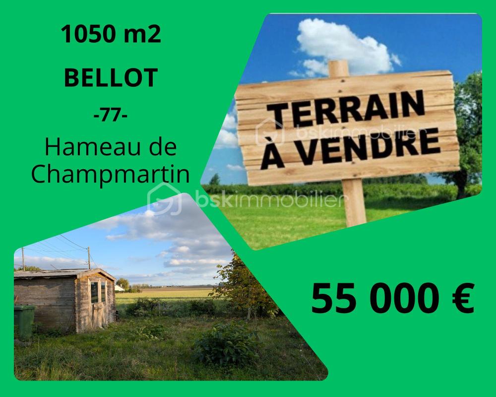 Vente Terrain Terrain constructible 1050 m2 - Bel emplacement Rebais