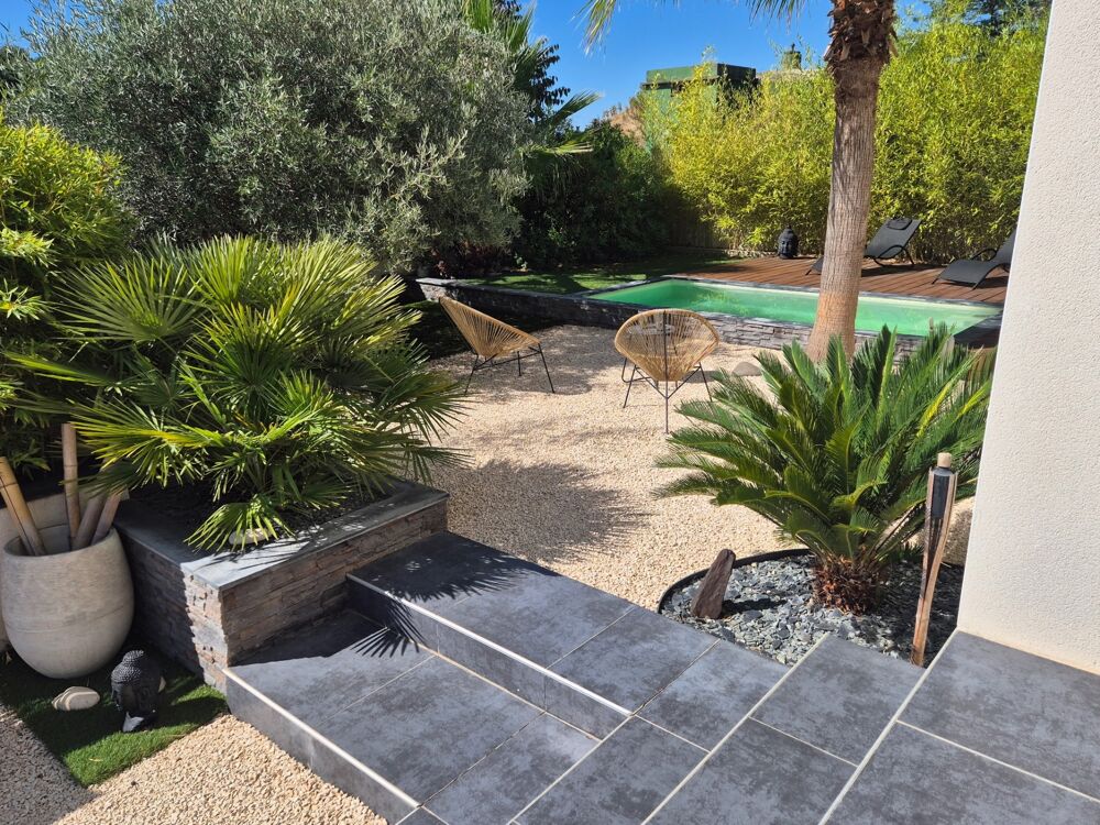 Vente Maison SAINT MAXIMIN (30) - Maison contemporaine 188 m2 avec de beaux volumes - 5 chambres - Piscine Saint maximin