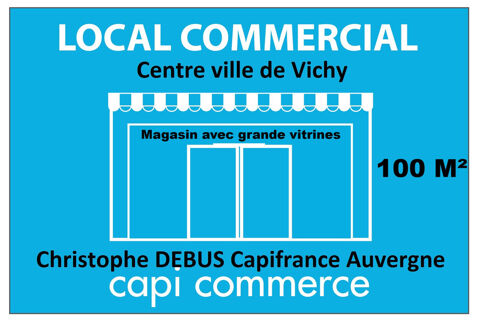 &Agrave; louer : Boutique de prestige au cœur du centre-villle et historique de Vichy (03200) 336000 03200 Vichy