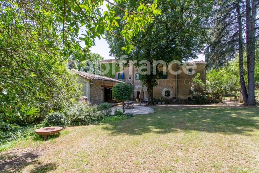 Mas à vendre 15 pièces 523 m2 avec Gîte 14 pers.SAINT SEBASTIEN D'AIGREFEUILLE (30) Terrain + de 7 ha