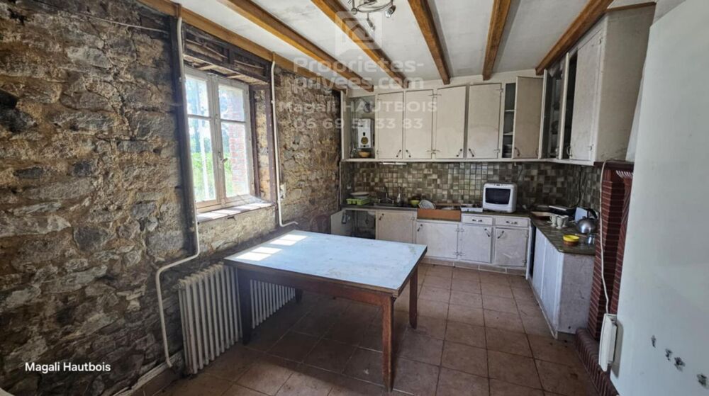 Vente Maison Maison en pierre à rénover et dépendances  Le Val Saint Père 6 pièce(s) 149 m2 Le val saint pere