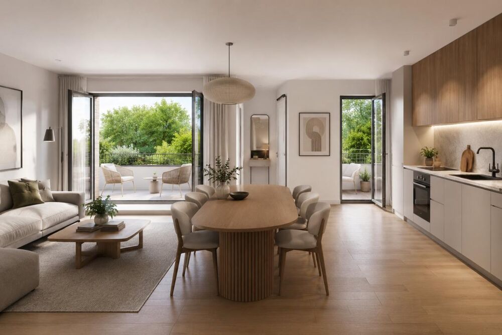 Superbe T4 duplex avec un superbe extérieur à chaque étage + à proximité du centre et du RER A !