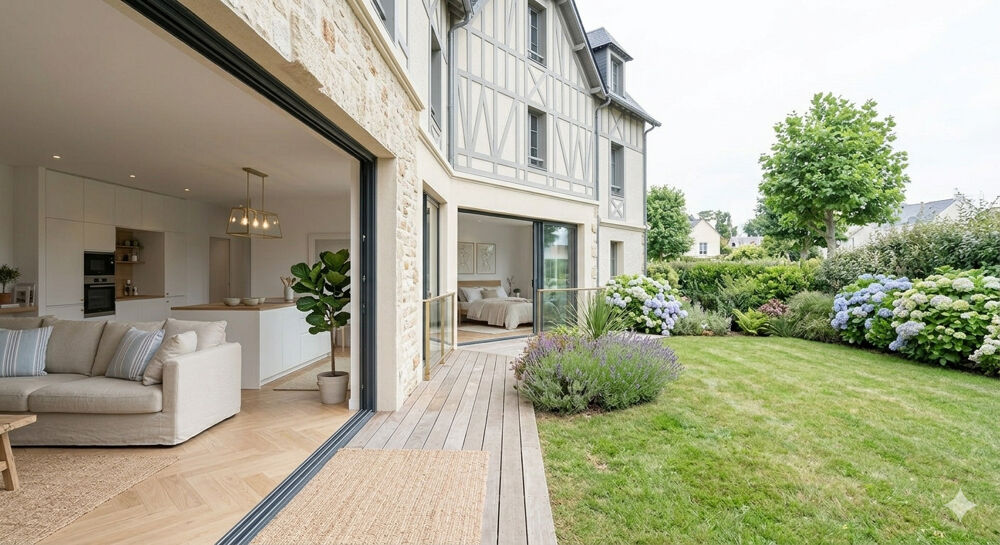Vente Appartement Superbe T4 avec 90m2 de jardin à 2 min de la plage des ammonites Deauville