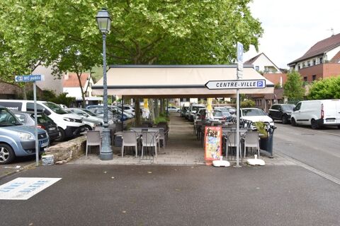   Fonds de commerce à vendre proche d' OBERNAI (67) : Bar Brasserie : 204 m2 - Terrasse - Parking ZB - proche centre ville 