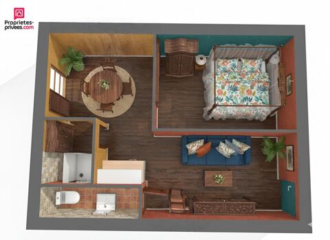   APPt T2 de 30,5 m� AVEC ACC�S DIRECT � LA MER ET PARKING PRIVATIF Appartement - 2 pi�ce(s) - 30 m�