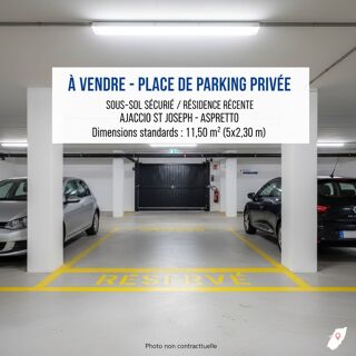  Parking / Garage à vendre 1 pièce 12 m² Ajaccio