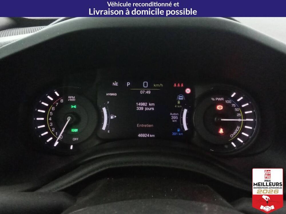 Renegade Turbo T4 190 PHEV BVA6 4xe eAWD Limited 2022 occasion 10150 Lavau