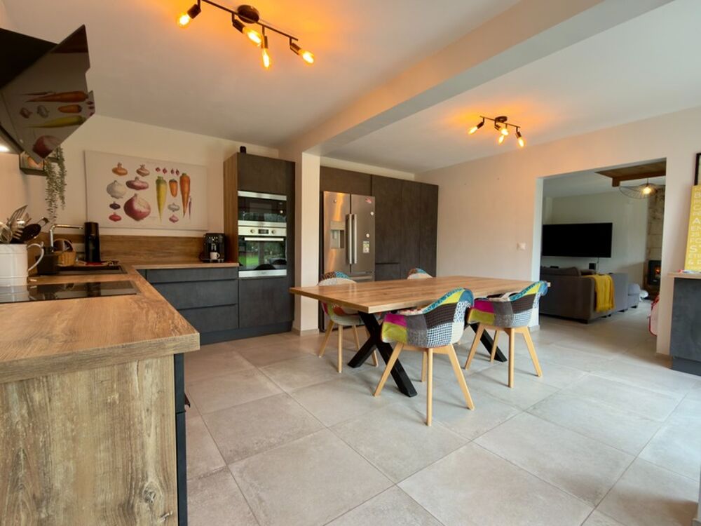 CHOUZE SUR LOIRE, Maison tuffeau 4 chambres avec vie de plain-pied sur jardin arboré clos