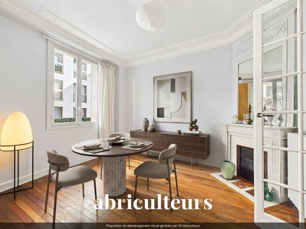 Vente Appartement 4 pièces au calme sur cour arborée – Charme de l'ancien – Paris 15e Convention – 72 m² Paris 15
