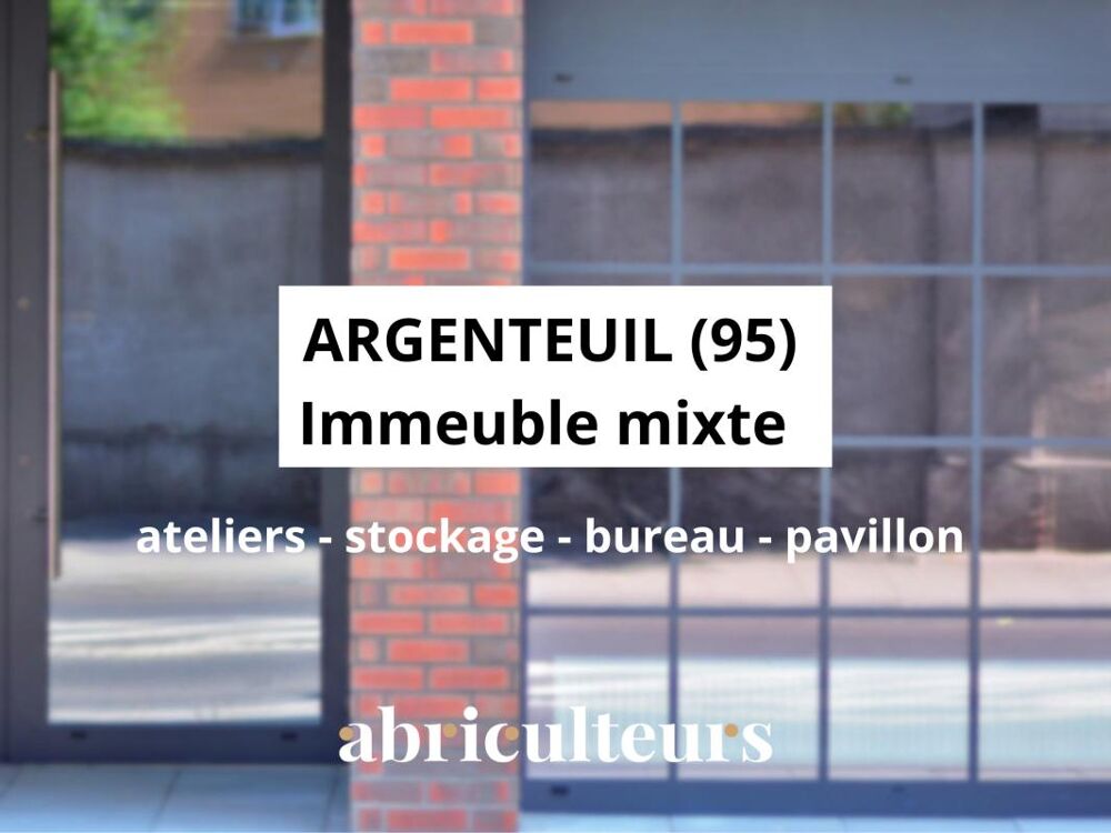   ENSEMBLE IMMOBILIER MIXTE DE 1 735 M² UTILES EN VENTE À ARGENTEUIL (95100) 
