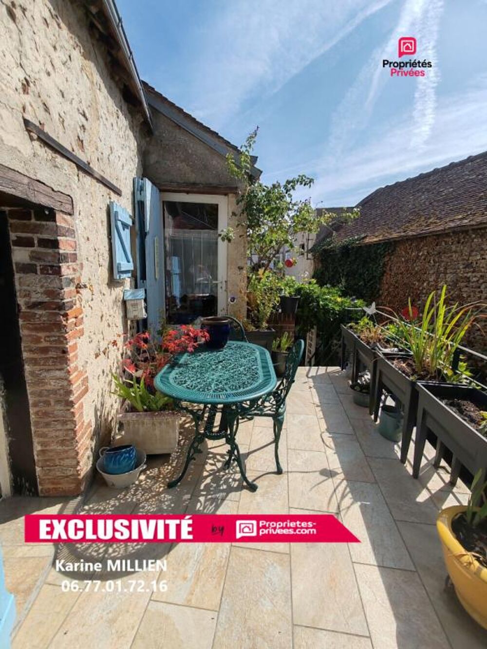 SENONCHES 28250 Maison individuelle rénovée - 2 chambres - Cave - Garage - Jardin - 159 000 HAI