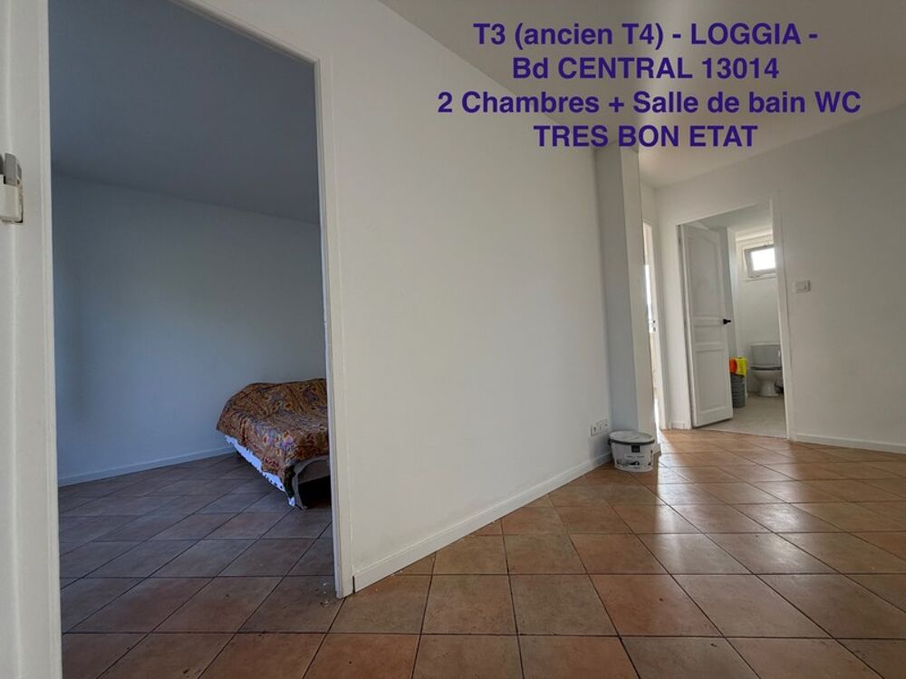 Vente Appartement BD CENTRAL 13014 - T3 de 68,48m2   - Veranda/Loggia    appartement  CLIMATISE       119 700 euro Marseille 14